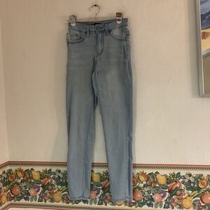 SHEIN Cotton Jeggings, Size 4, Light Blue Denim